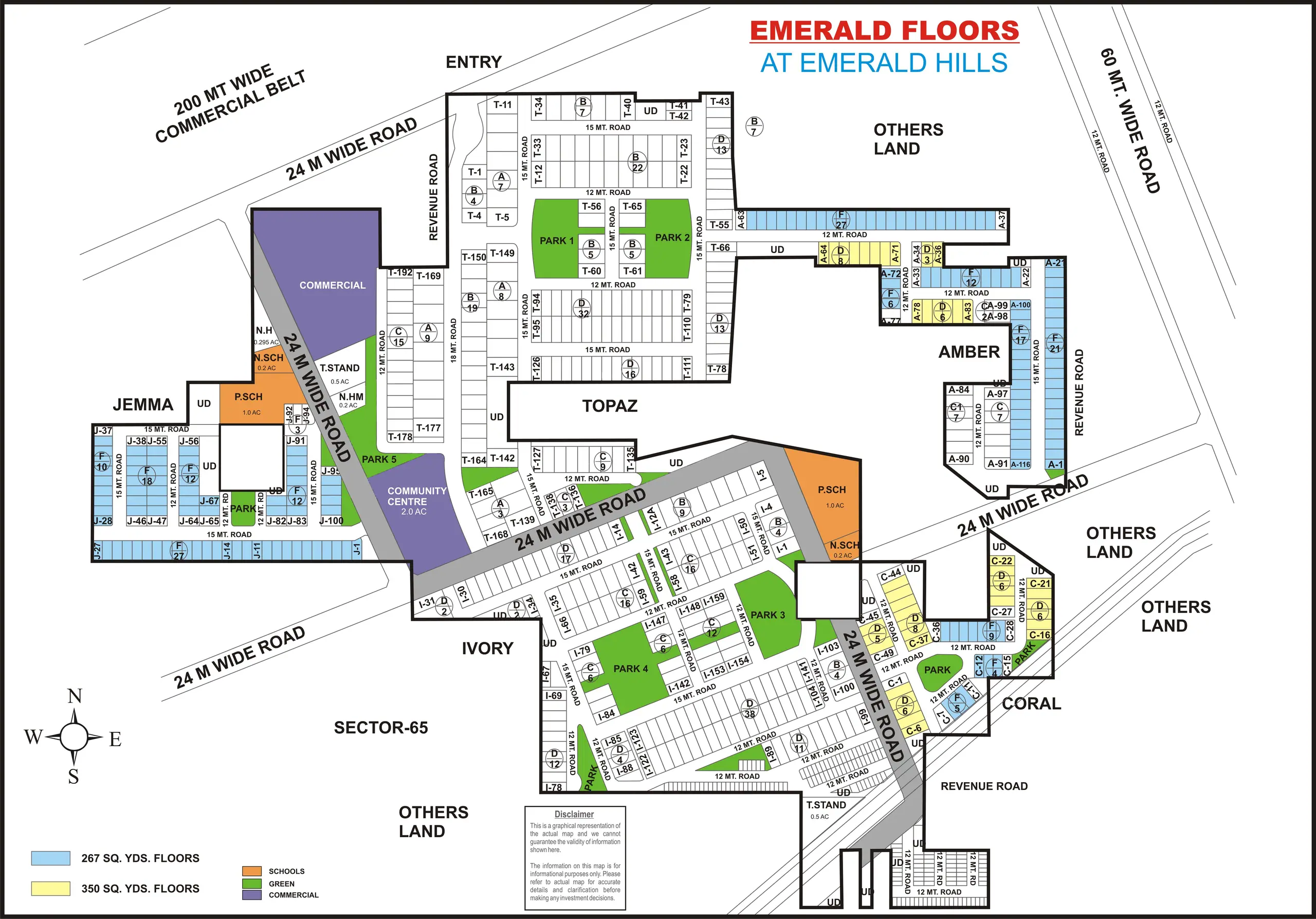 Emerald Floors plot map
