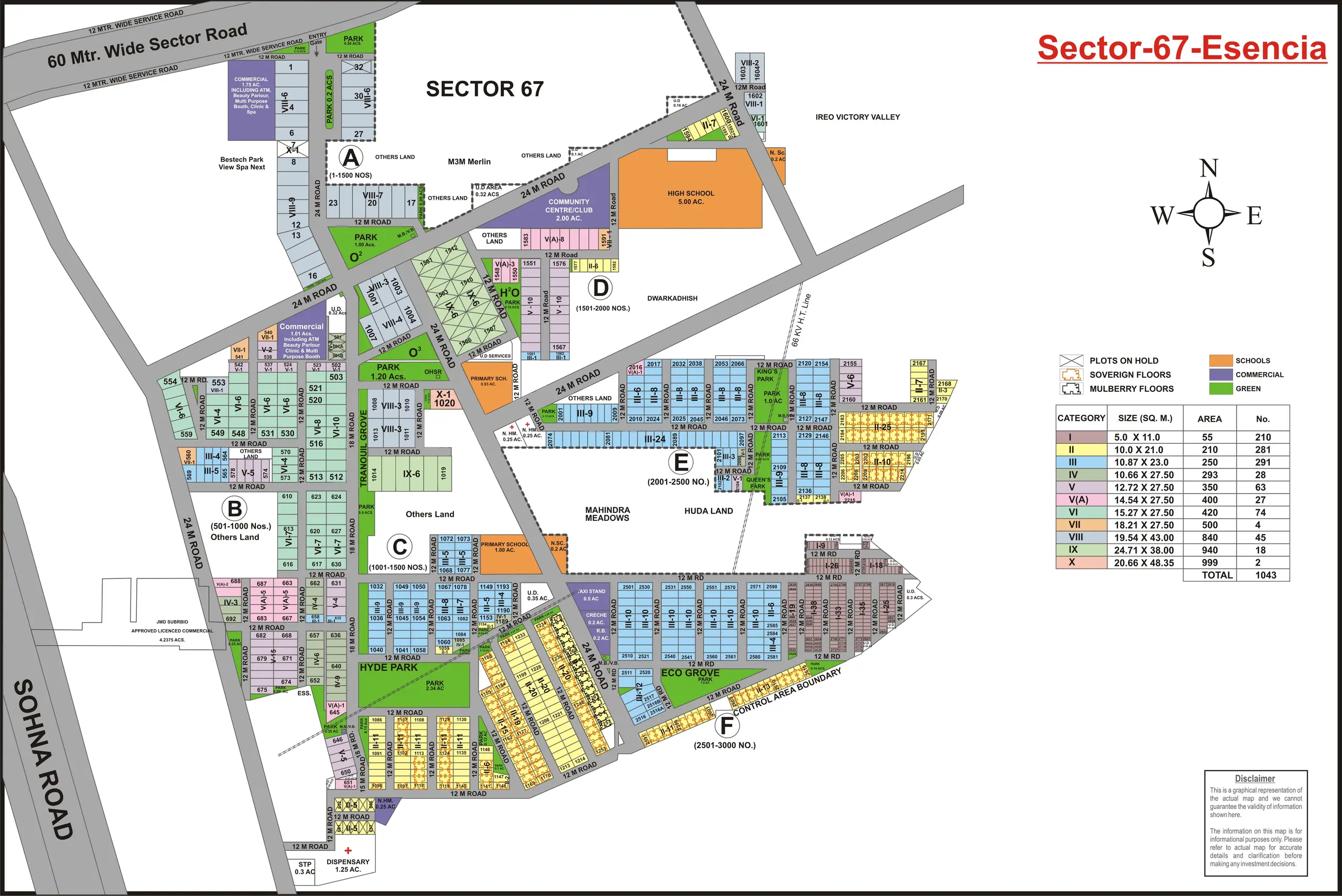 Sushant Lok 4 plot map