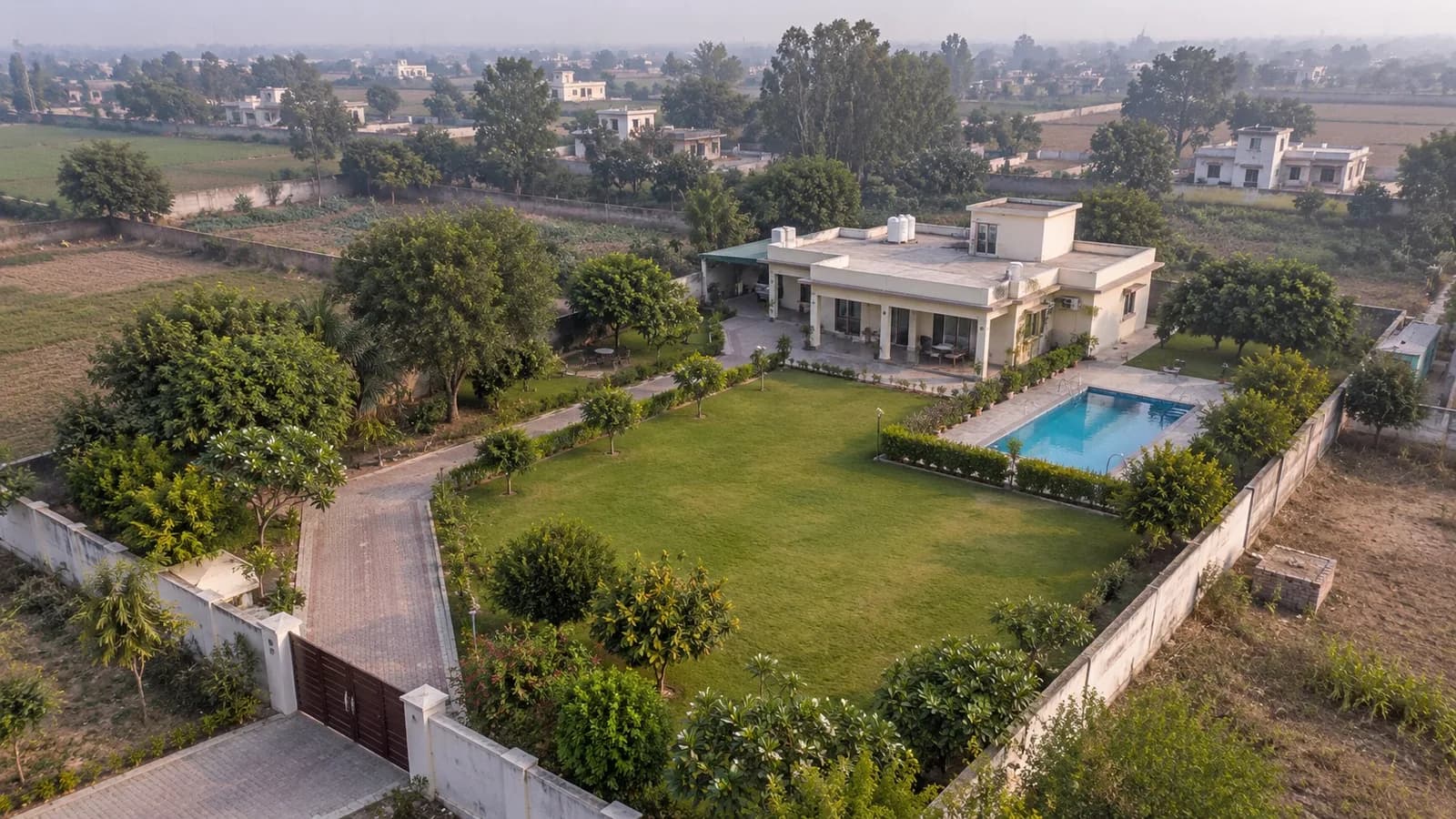 2,000 sq yd farmhouse at Manesar — illustrative photograph
