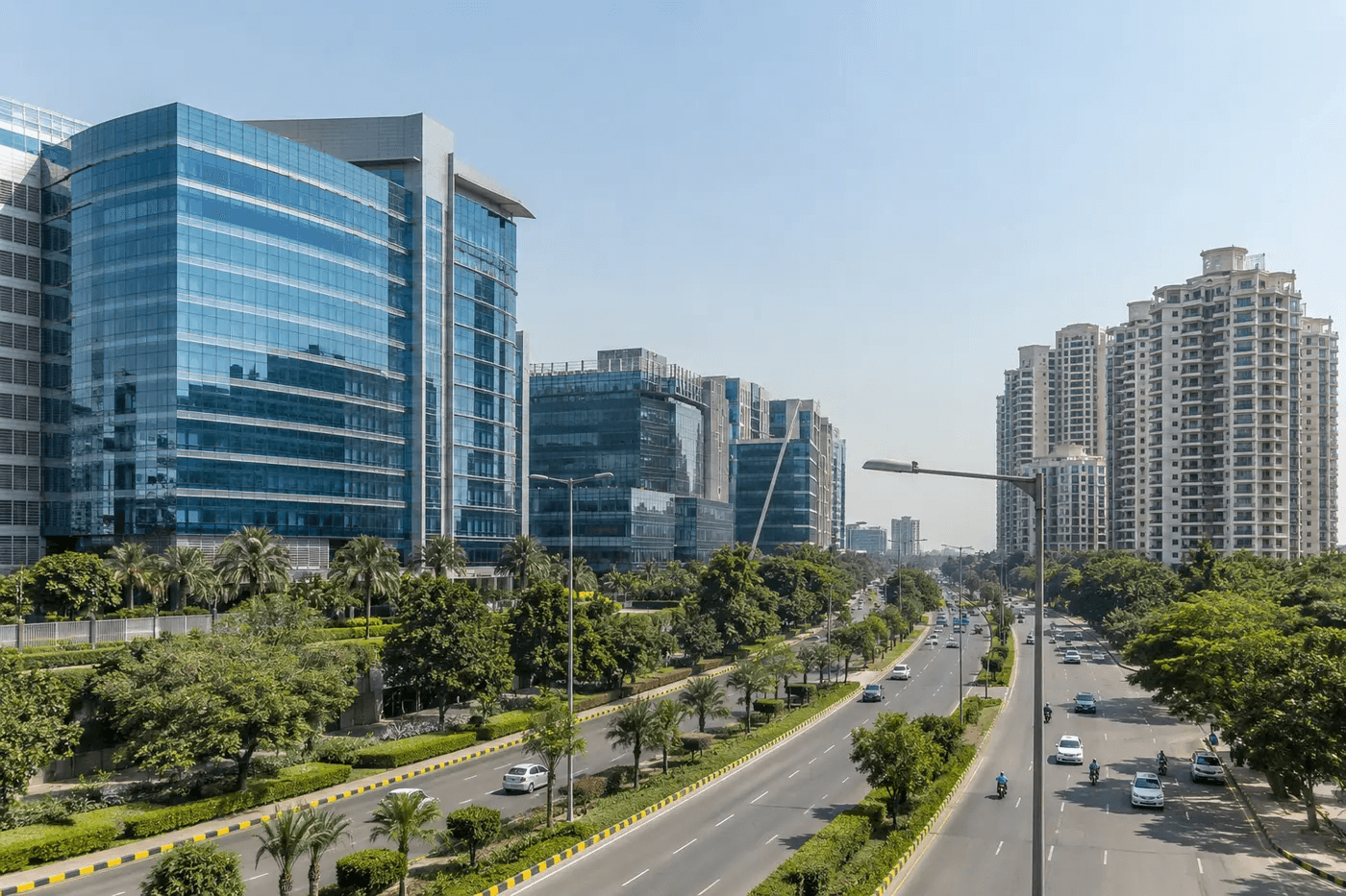 Golf Course Road corridor towers