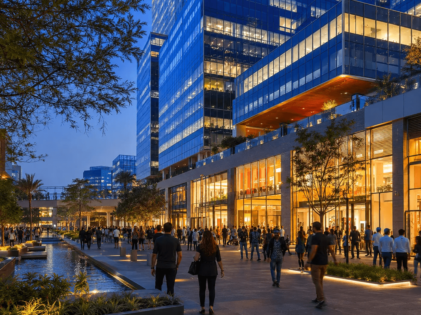 Commercial retail development