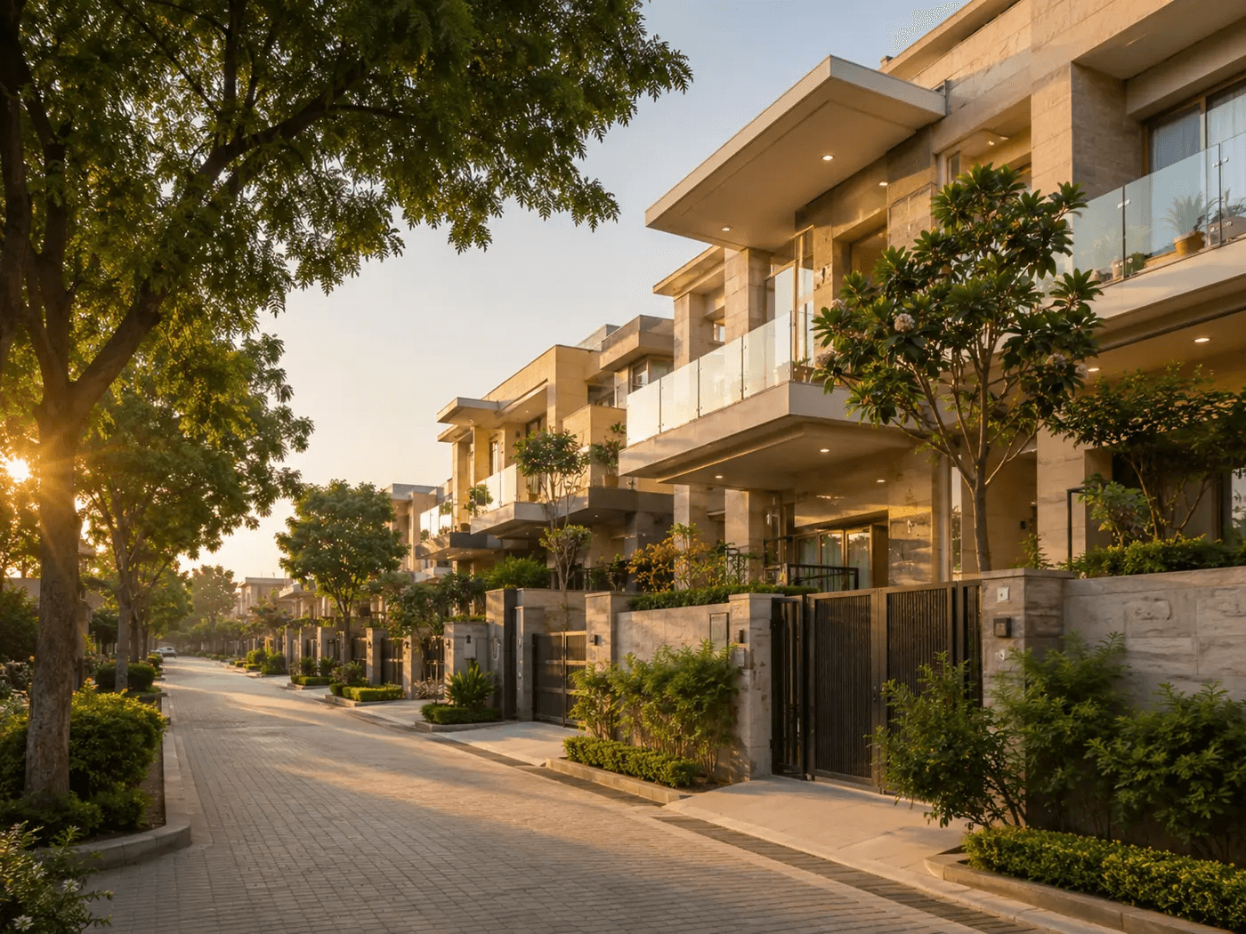 Low-rise villa community on Sohna Road