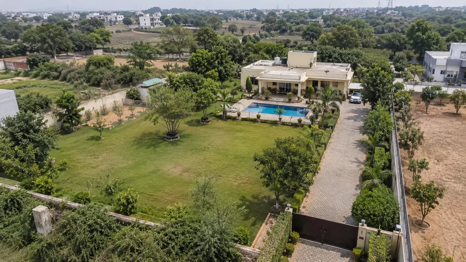 3 BHK farmhouse at Raiseena — illustrative photograph