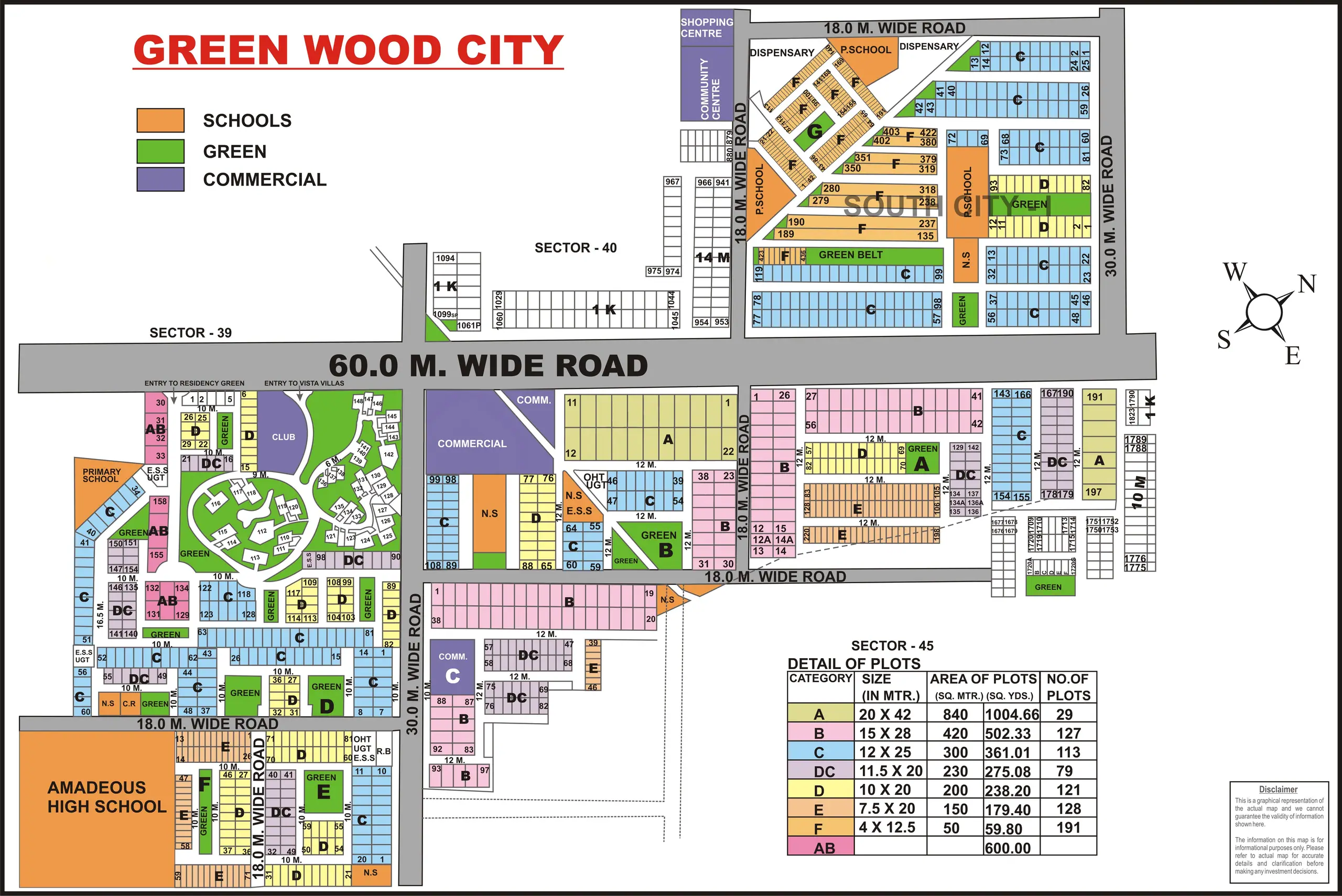 Greenwood City plot map, Gurugram