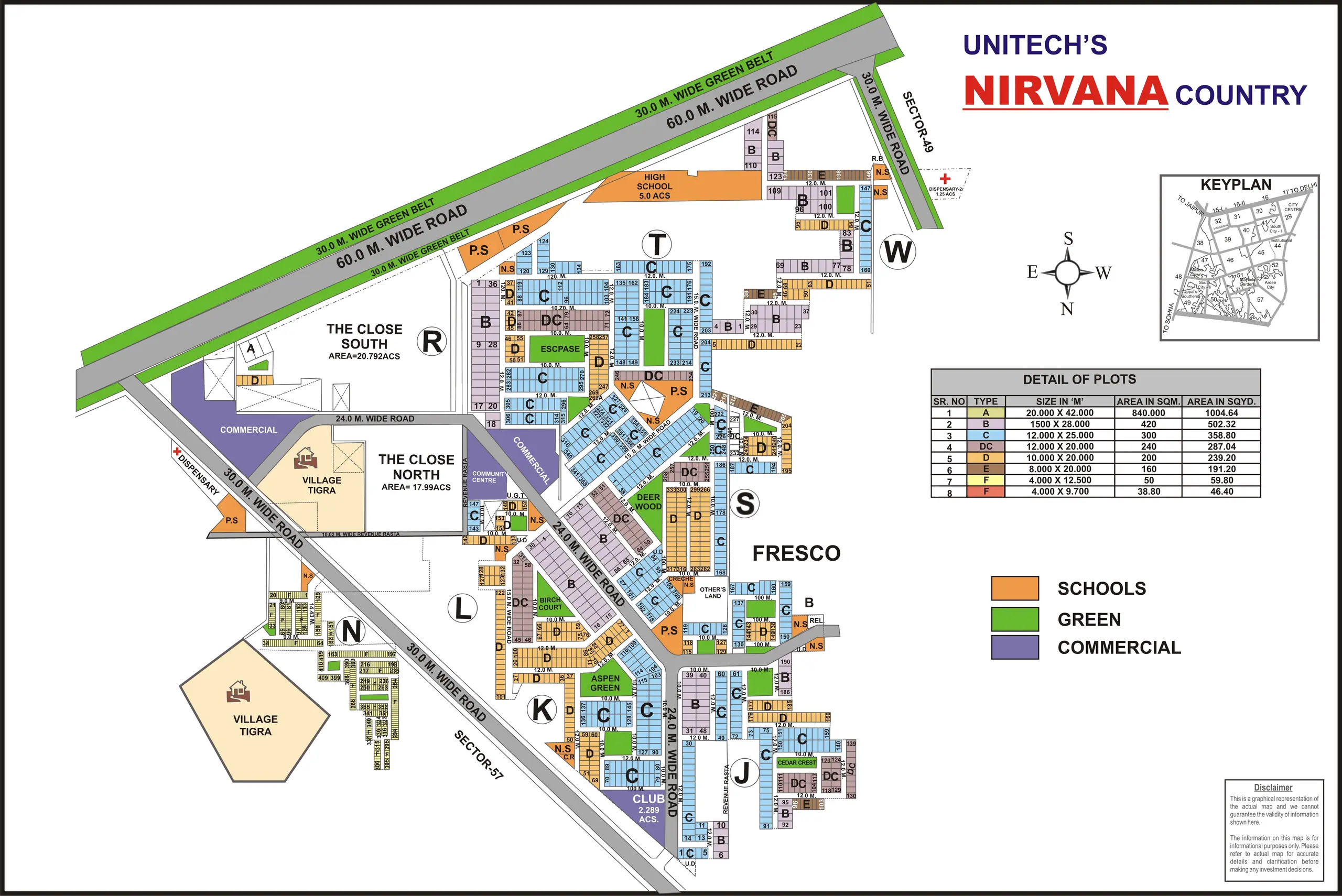Nirvana Country plot map