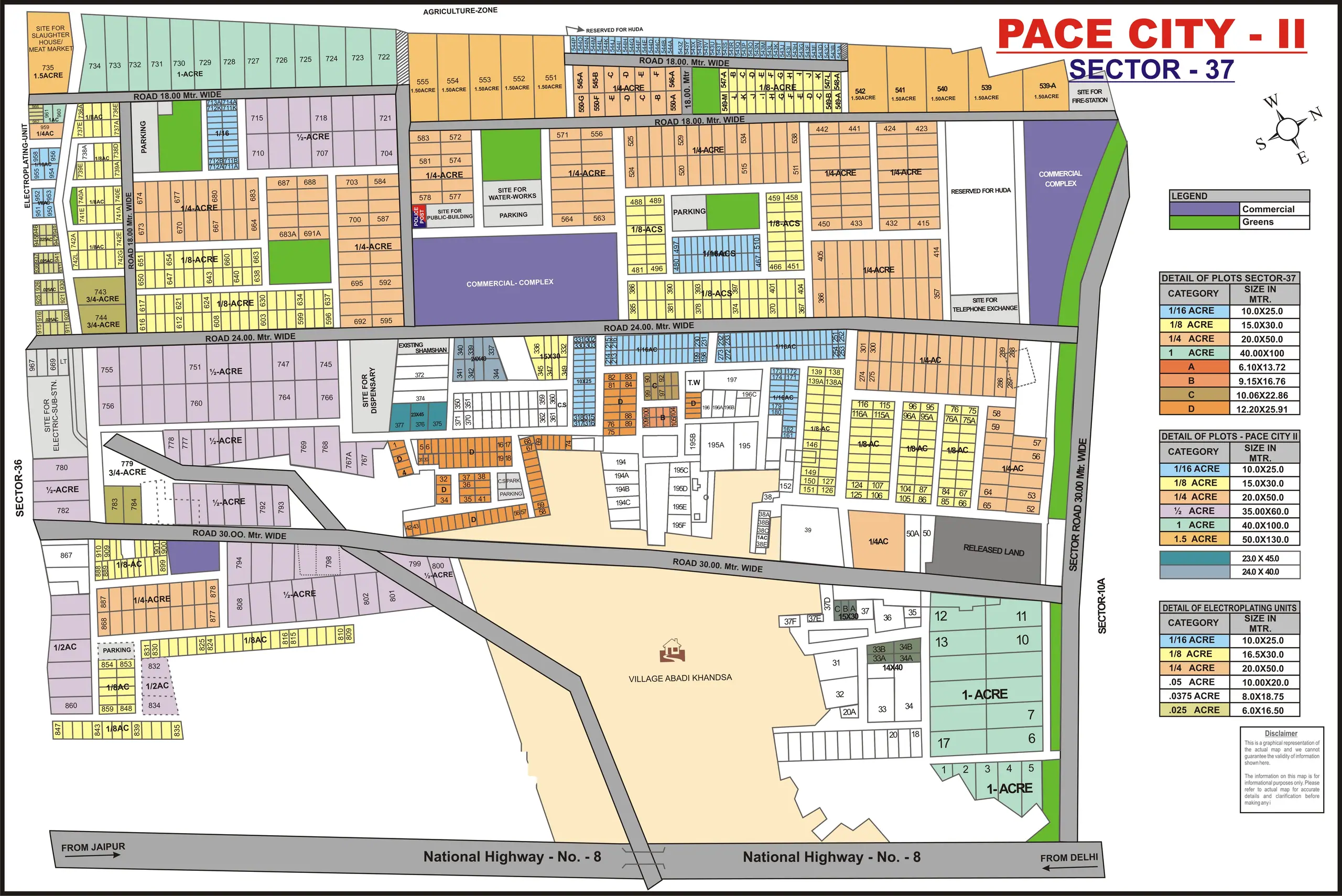 Pace City 2 plot map