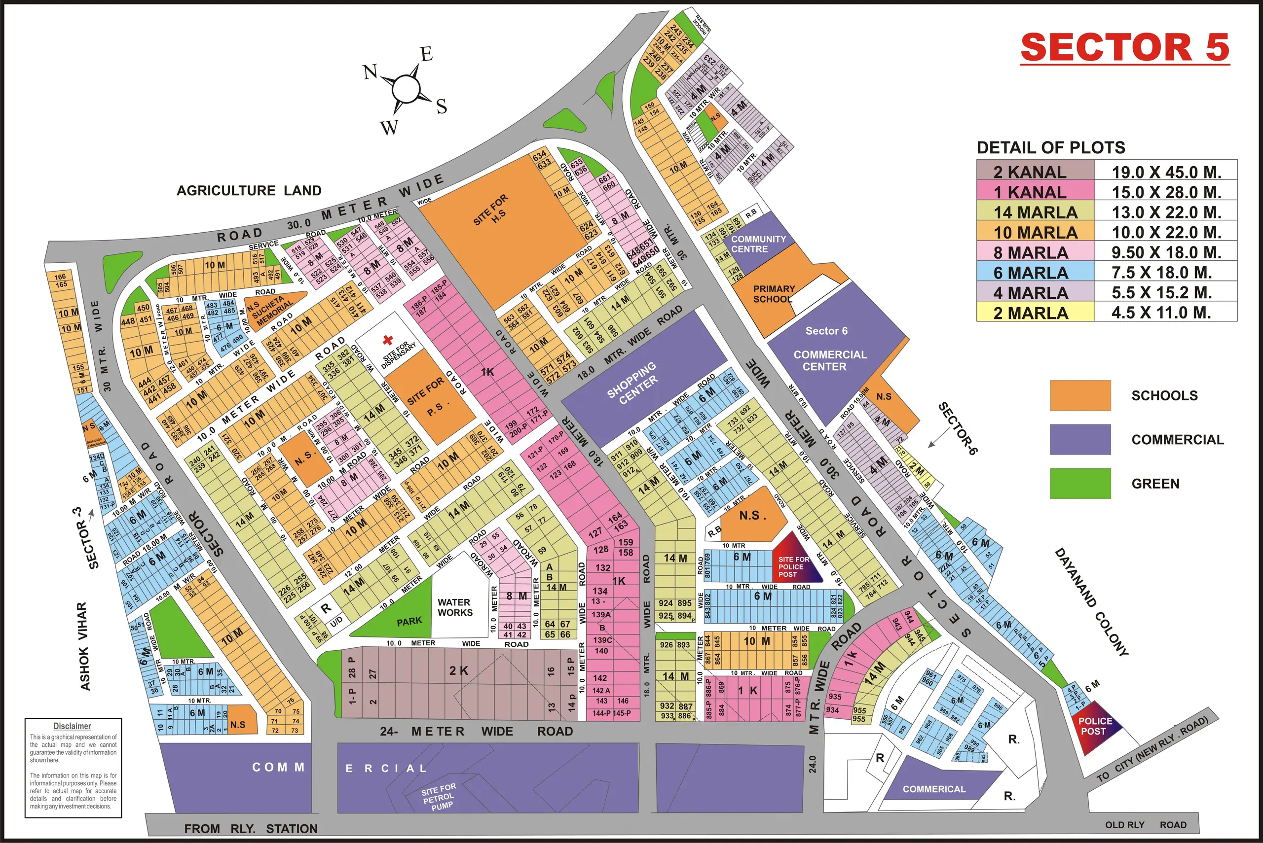 Sector 5 plot map, Gurugram
