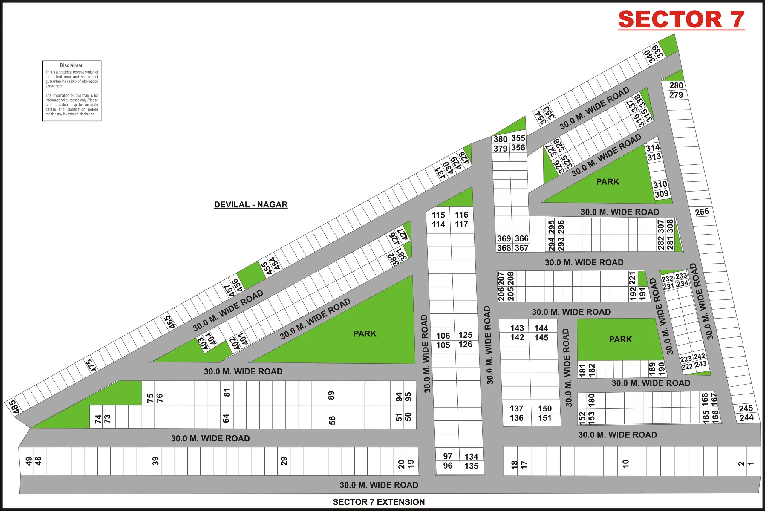 Sector 7 plot map